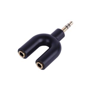 Adaptador Jack 3.5mm Con 2 Salidas Est&eacute;reo De 3.5mm Dbg186