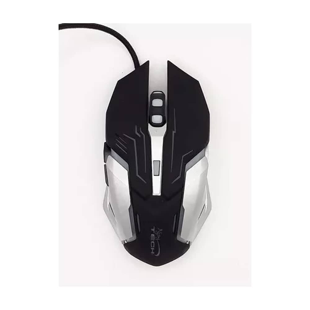 Mouse Gamer Njoytech Black Inferno Con Iluminaci&oacute;n Led image number 0.0