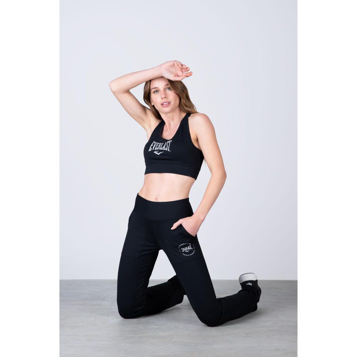 Calza Basic Negro Everlast image number 4.0