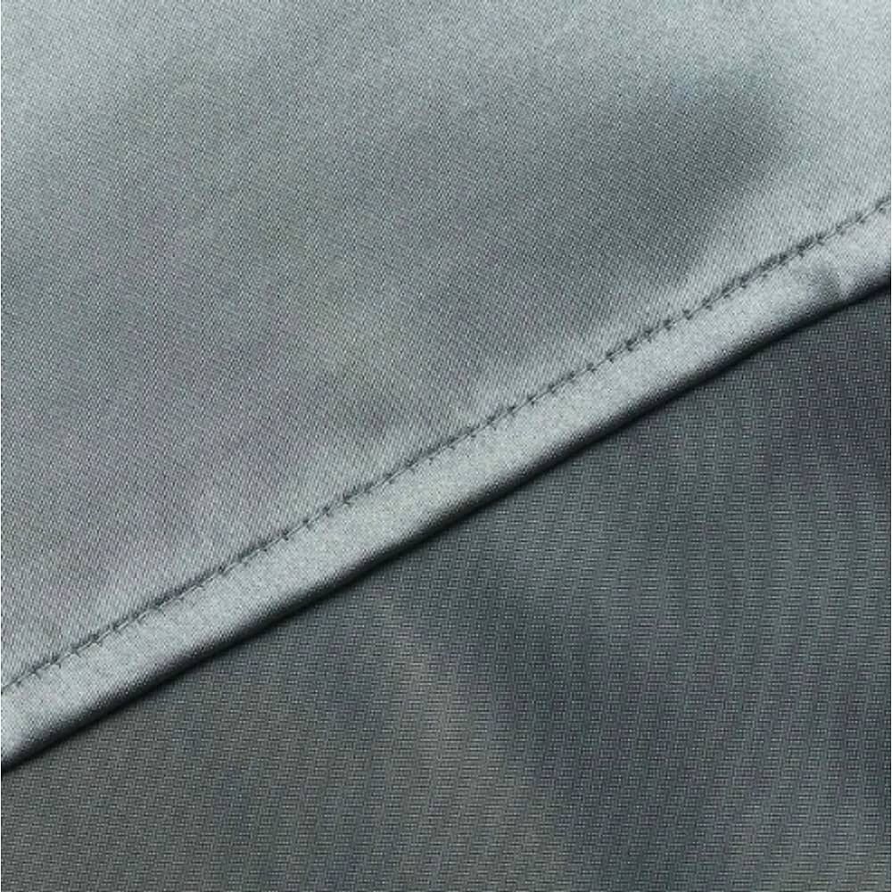 Set 2 Funda Almohada Sat&iacute;n Plateada image number 4.0