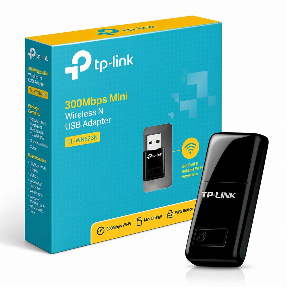 Adaptador Wifi Usb Tp-link 300mbps Wn823n High Speed image number 8.0