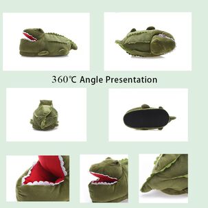 Pantuflas Divertida 3d Cocodrilo
