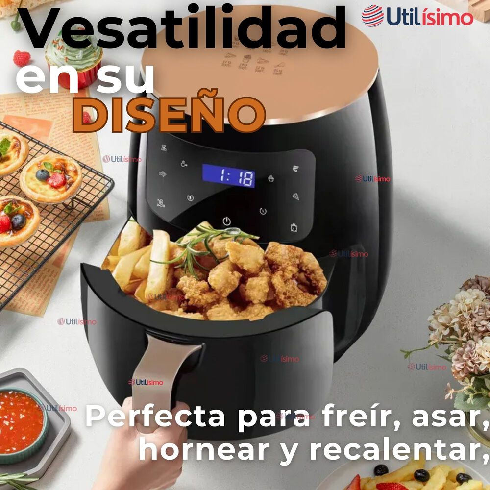Freidora De Aire Digital 6 Litros 2400w Air Fryer Premium image number 6.0