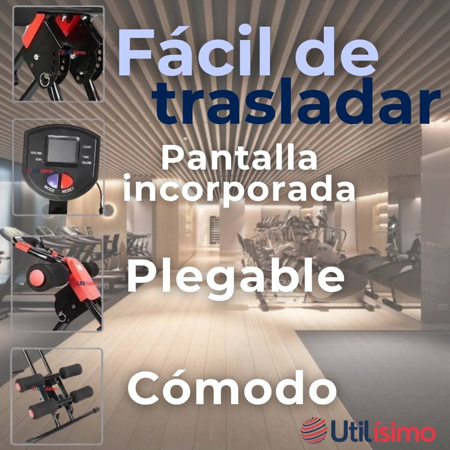 M&aacute;quina De Abdominales Plegable Ejercicio Deporte Fitness Six Pack image number 7.0