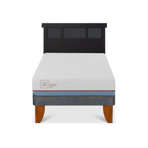 Cama Europea Cic Excellence Plus / 1.5 Plazas / Base Normal + Respaldo