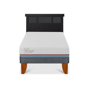 Cama Europea Cic Excellence Plus / 1.5 Plazas / Base Normal + Respaldo