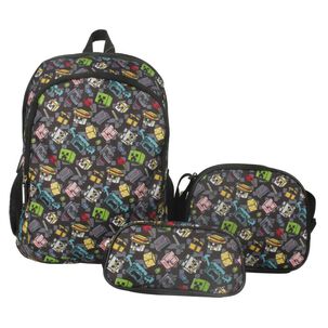 Set Juvenil 3 Piezas (moch-lonch-estu) Minecraft
