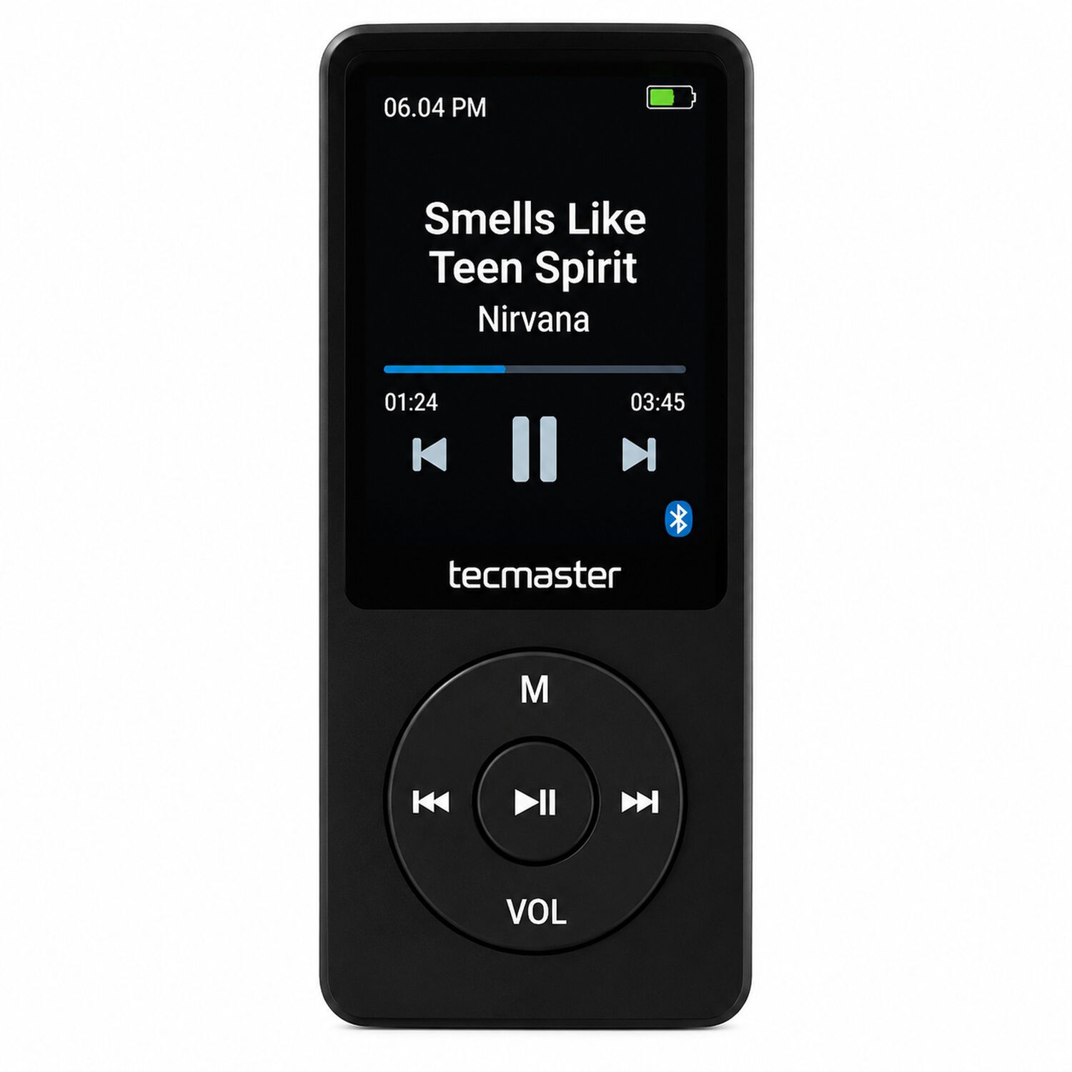 Reproductor Mp3 16gb Bluetooth 5.0 Tecmaster Tm-300523 Negro image number 3.0