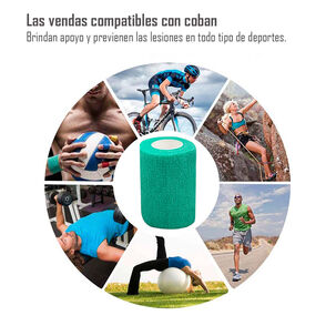 Venda Autoadherente Compatible Con Coban 10cm X 4.5mt- 1 Und