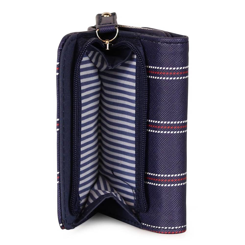 Billetera De Mujer Irene Azul Nautica image number 2.0