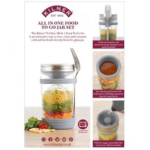 Set De Frasco De Comida  Kilner Todo En 1 Para Llevar / 1 Pieza