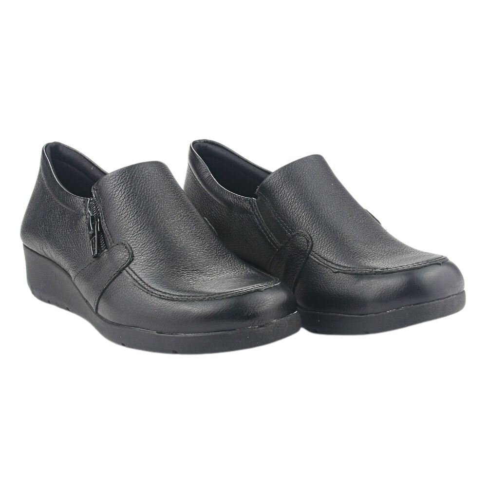 Mocasin Comfortflex Mujer 2393402 Negro Casual image number 4.0