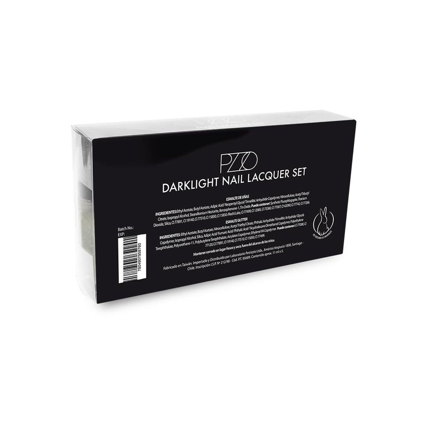 Set Esmaltes Petrizzio Nail Lacquer&nbsp;darklight / 5 Colores image number 1.0