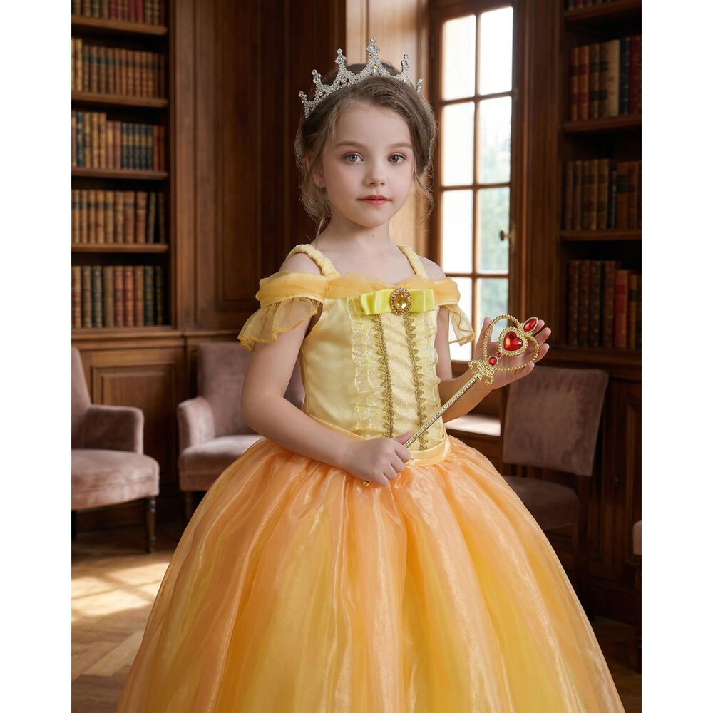 Disfraz Princesas Bella Ni&ntilde;a Disney La Bella Y La Bestia image number 1.0