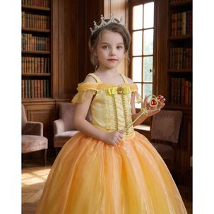 Disfraz Princesas Bella Ni&ntilde;a Disney La Bella Y La Bestia