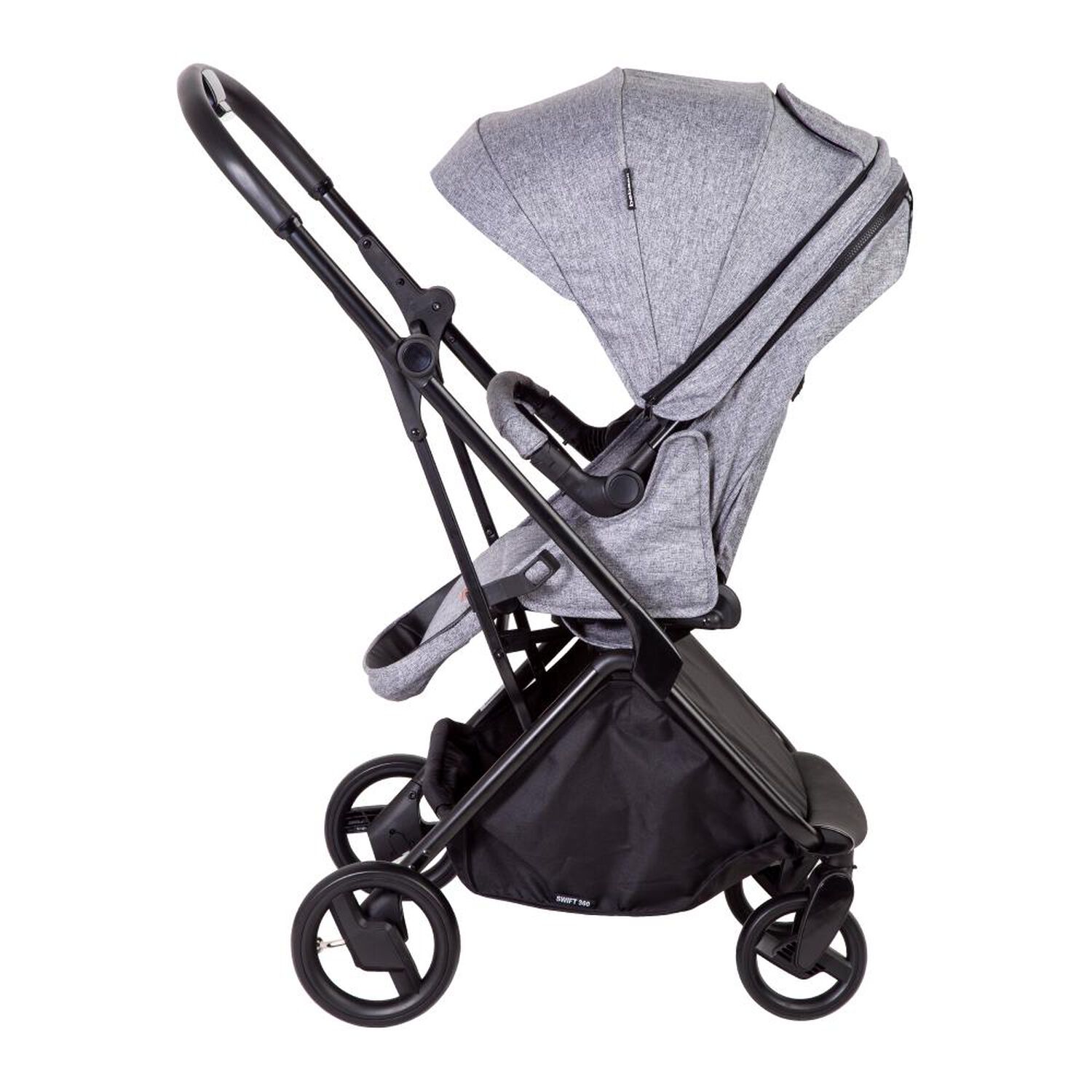 Coche Cuna Travel System Bebesit Swift 360 Gris image number 2.0