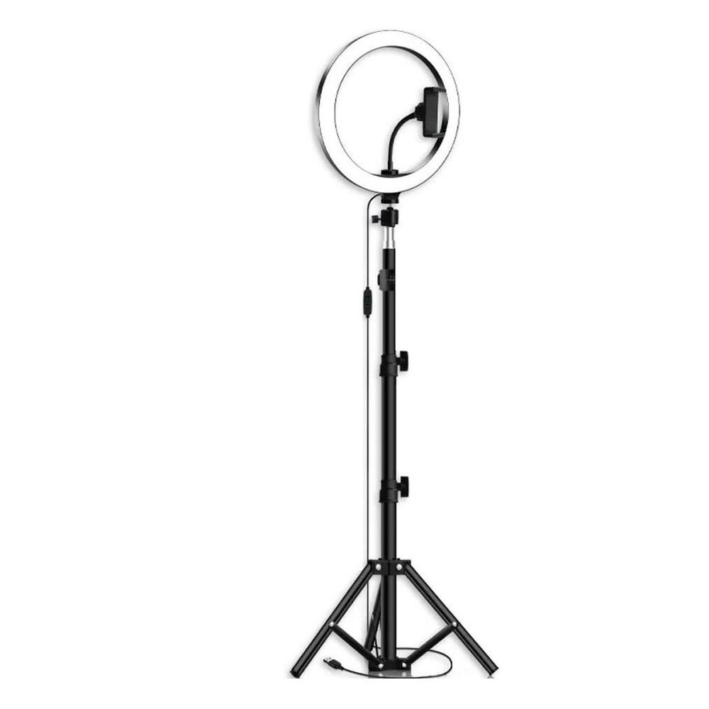 Aro Anillo De Luz 26cm + Tripode De 200cm Led Regulables Pro image number 1.0