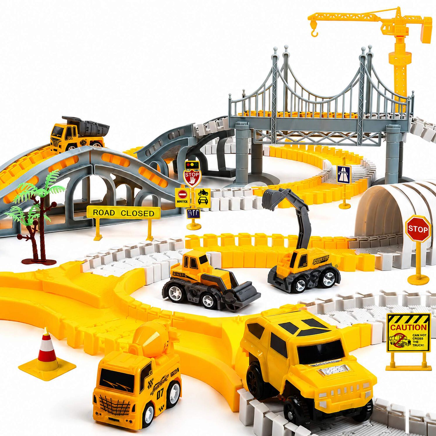 Set Pista De Autos Infantil Bloques Armables image number 0.0