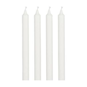Pack De 6 Velas Blancas De 20 Cm