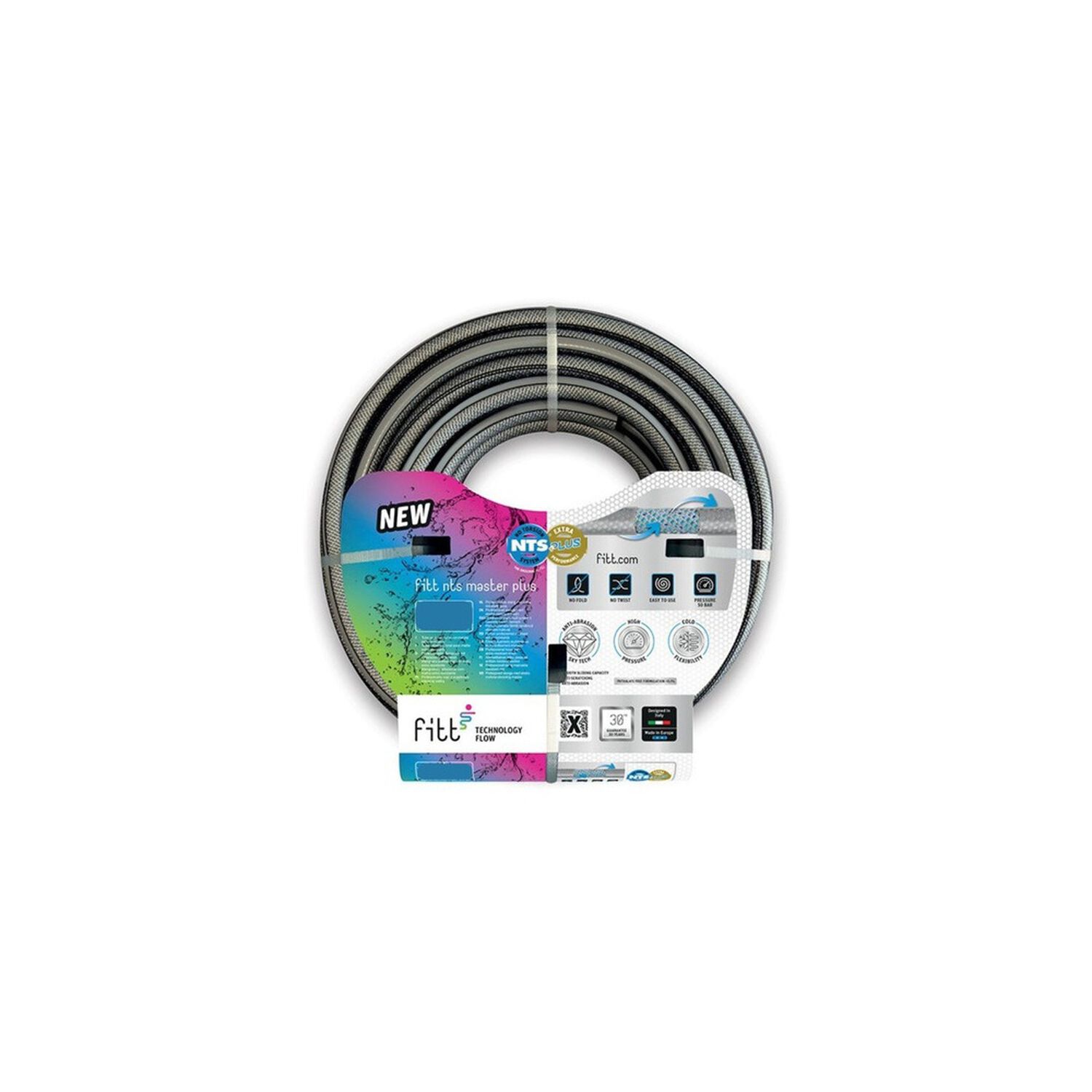 Manguera Jard&iacute;n Nts Master Plus 1" Rollo 50 Mts Fitt image number 0.0