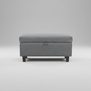 Banqueta Piecera 90 Cm Tapiz Genova (grafito)