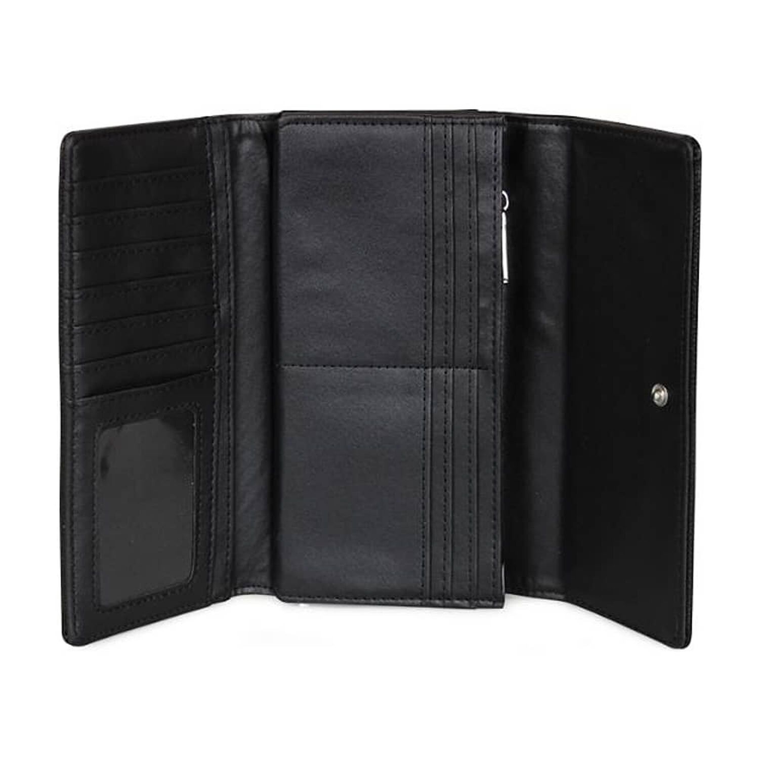 Billetera Mujer Flap-bessie Negra Kenneth Cole image number 1.0