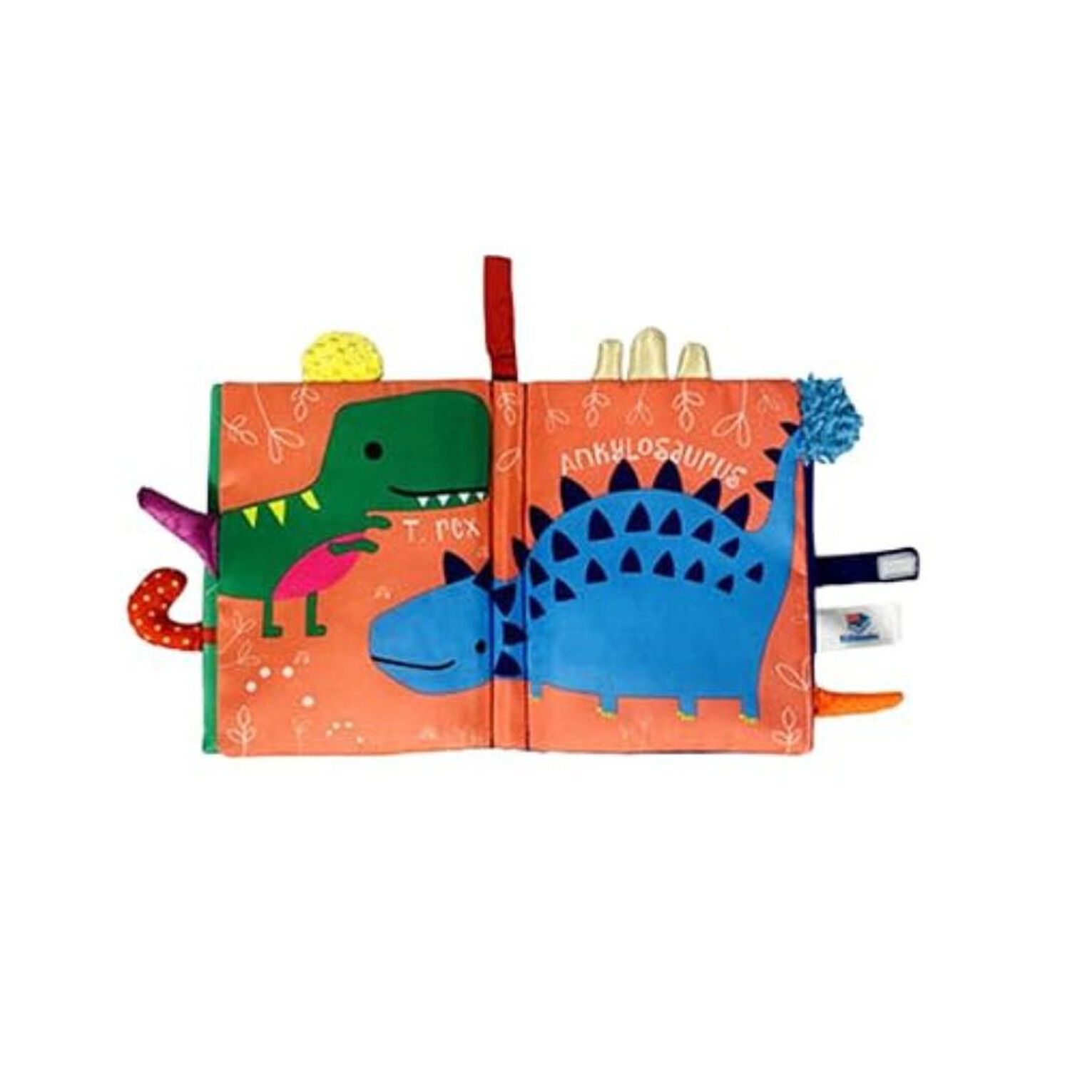 Libro Sensorial De Tela Para Beb&eacute;s Estimulaci&oacute;n Temprana Dinosaurios image number 1.0