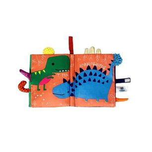 Libro Sensorial De Tela Para Beb&eacute;s Estimulaci&oacute;n Temprana Dinosaurios