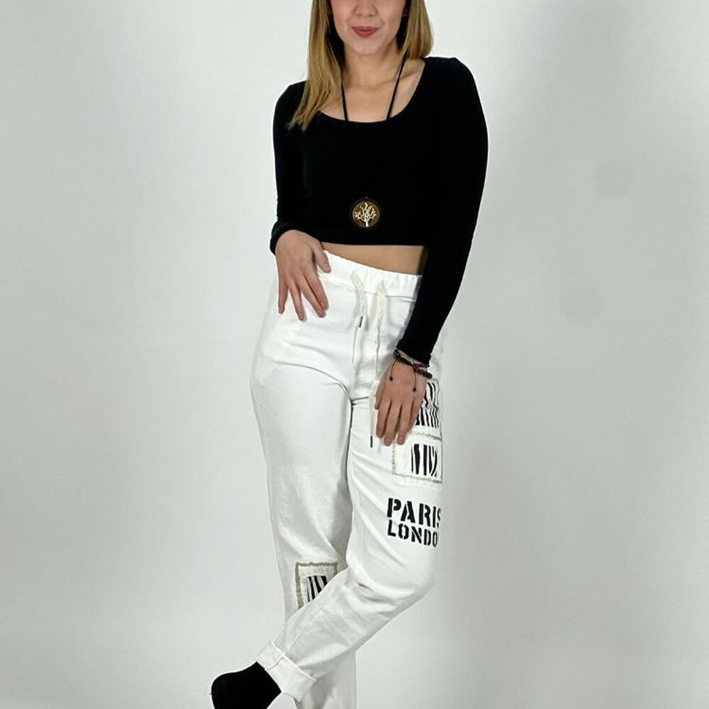 Jogger Italiano Letras Y Print image number 9.0