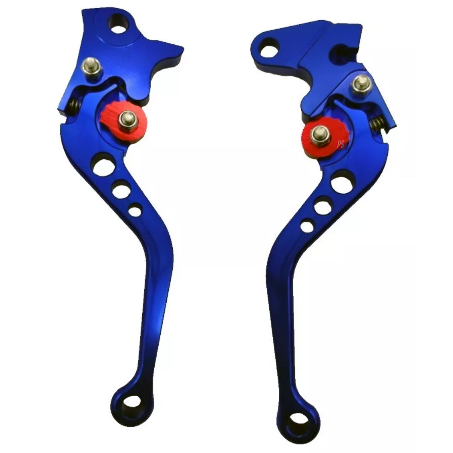 Manillas Para Frenos Y Embrague Aluminio Para Moto Azul - Ps image number 1.0