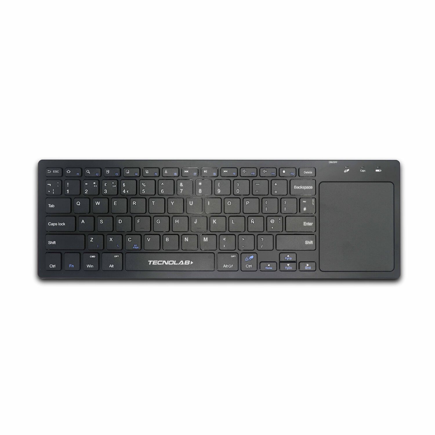 Teclado Bluetooth Inal&aacute;mbrico Con Touchpad - Ps image number 0.0