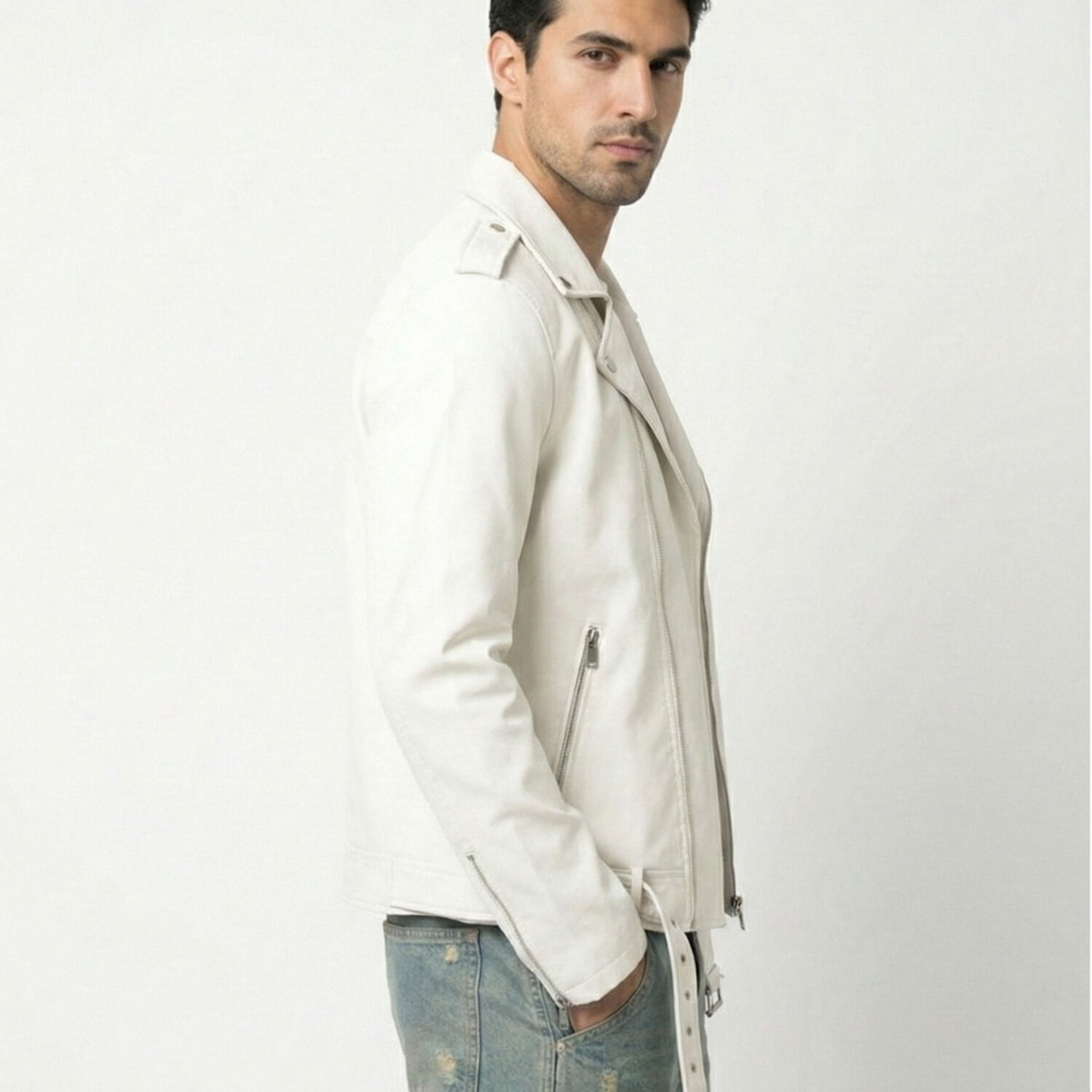 Chaqueta Ecocuero Soft Hombre Milan image number 1.0