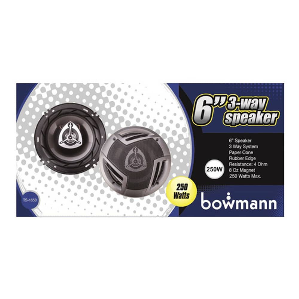 Parlantes Auto 16cm 3 Vias 250w Bowmann Ts-1650 image number 2.0