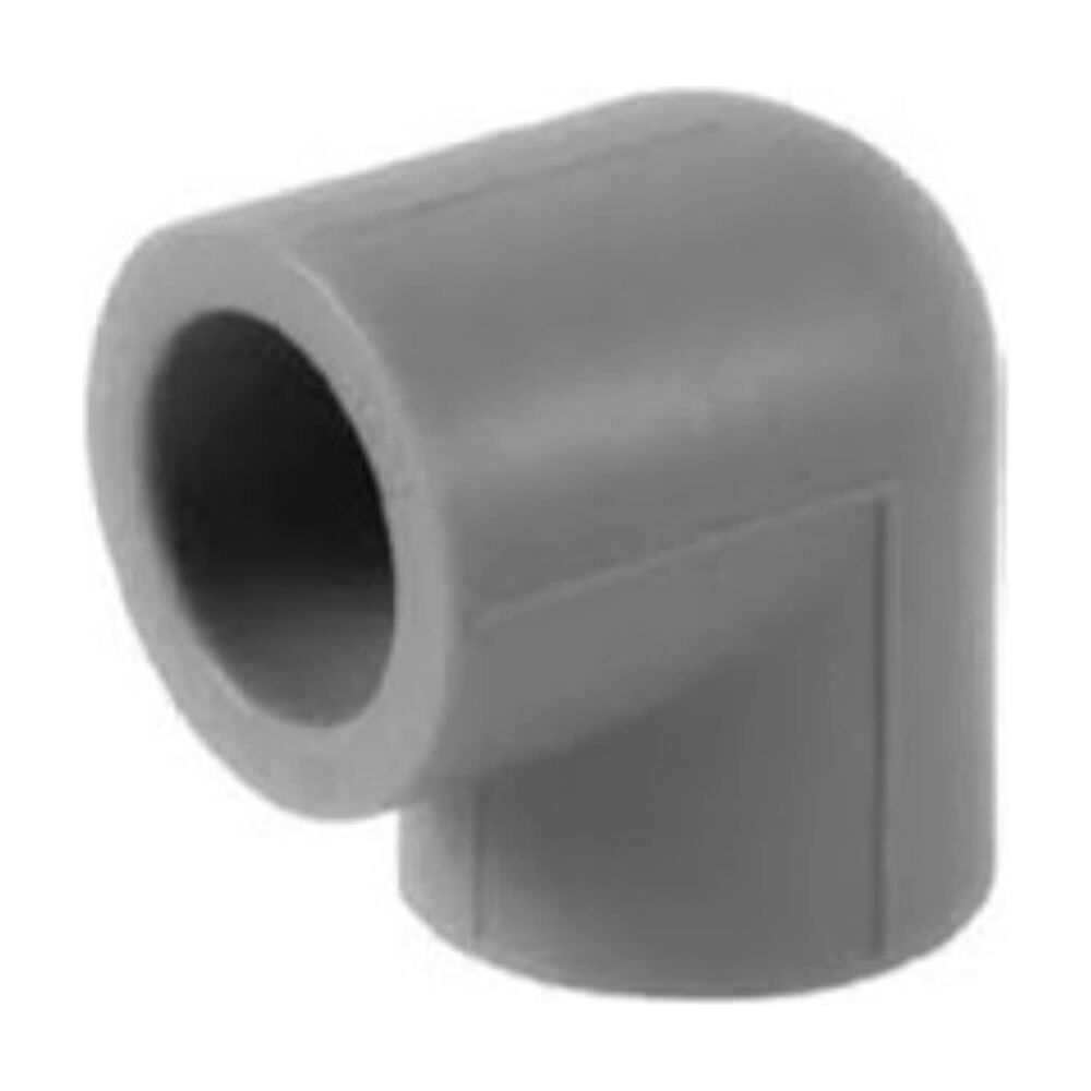 Pack Codo Ppr Termofusi&oacute;n 25mm X 10 Unidades Gris Edr image number 1.0