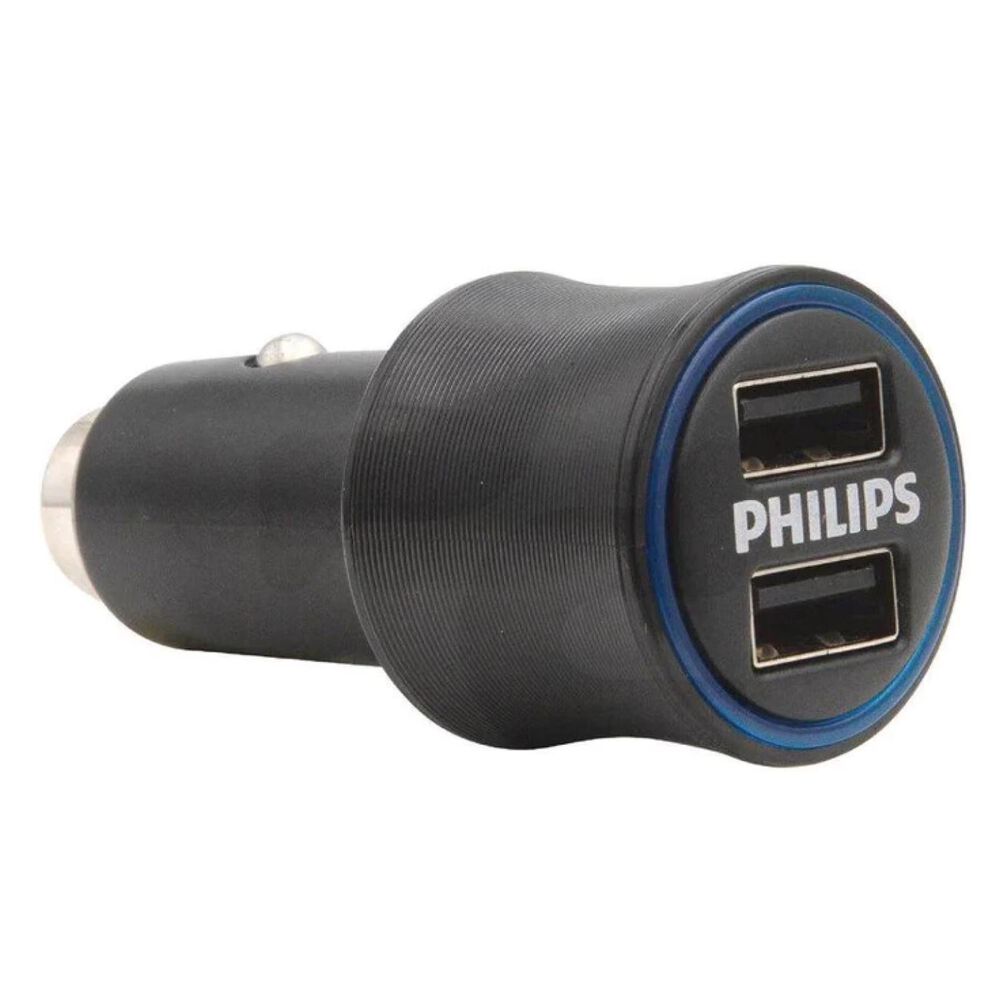 Cargador Auto Doble Usb Carga Rapida Usb Lightning image number 0.0