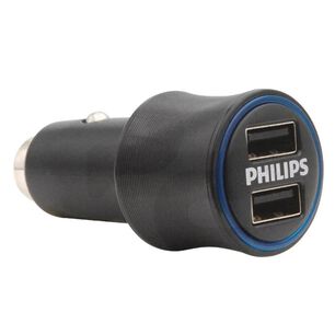Cargador Auto Doble Usb Carga Rapida Usb Lightning