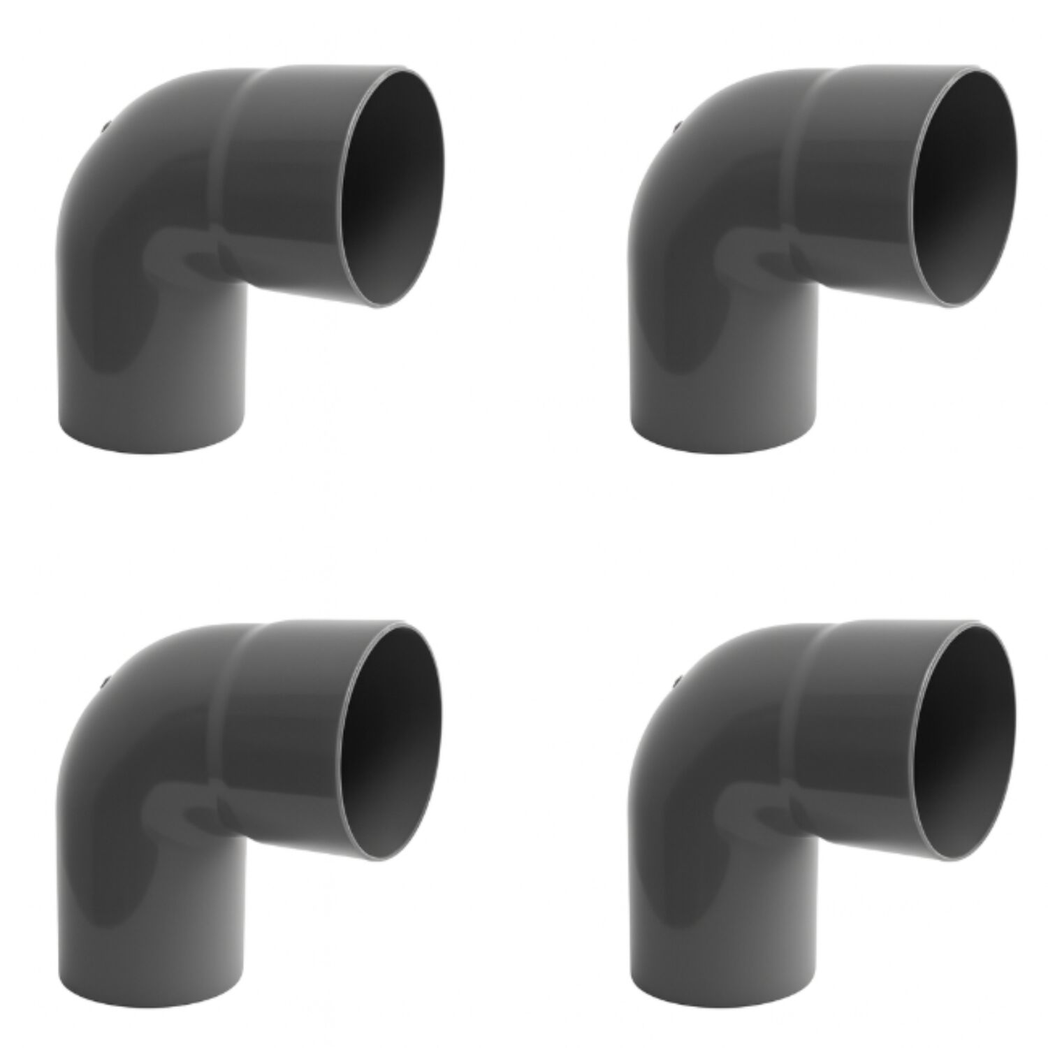 Codo Pvc Gris Sanitario 50 Mm X 90 Grados Pvc image number 1.0