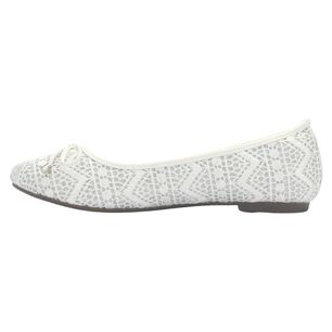 Ballerina Mujer Chalada Nathan-27 Blanco Casual