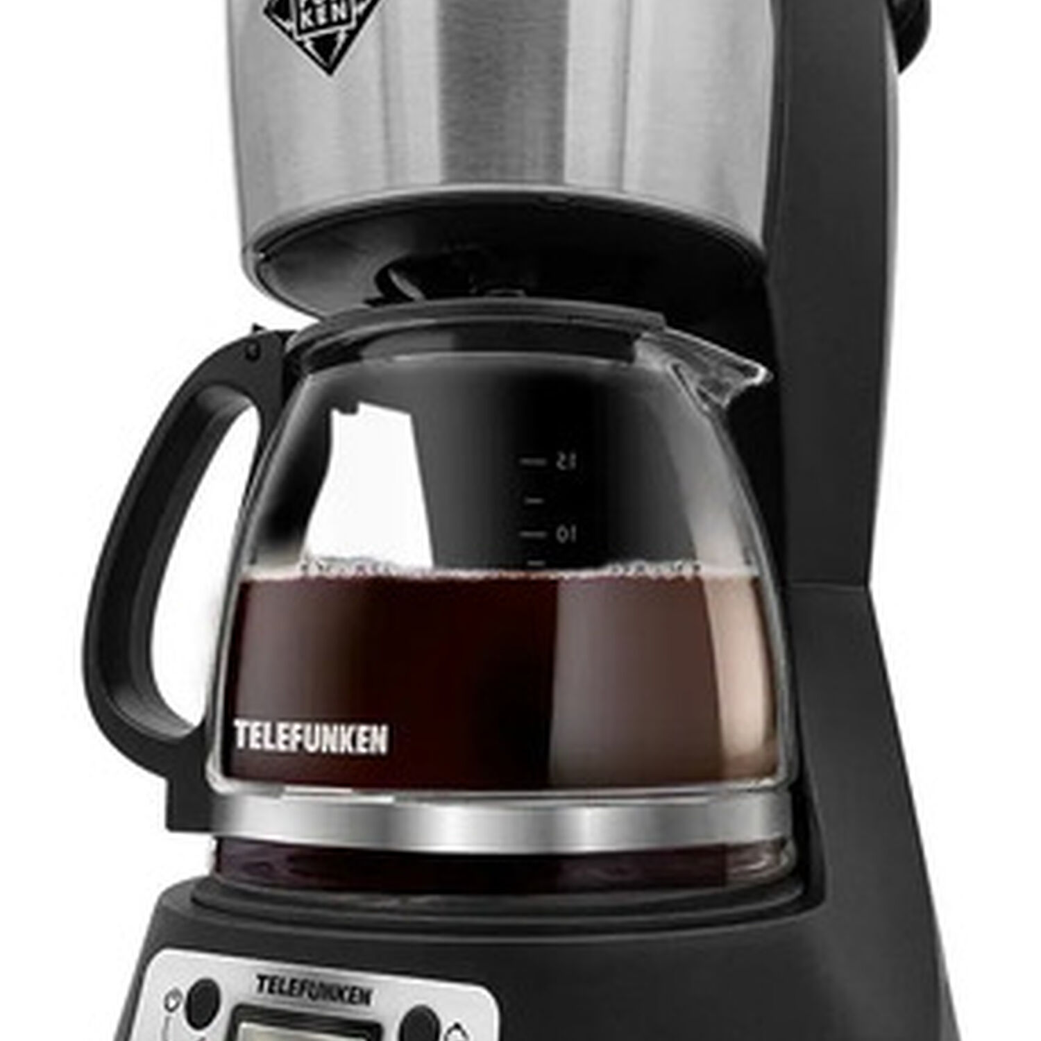 Cafetera El&eacute;ctrica Telefunken Venezia 1.5lts Digital Negro image number 0.0