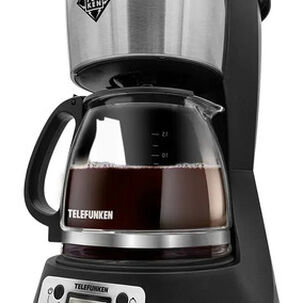 Cafetera El&eacute;ctrica Telefunken Venezia 1.5lts Digital Negro