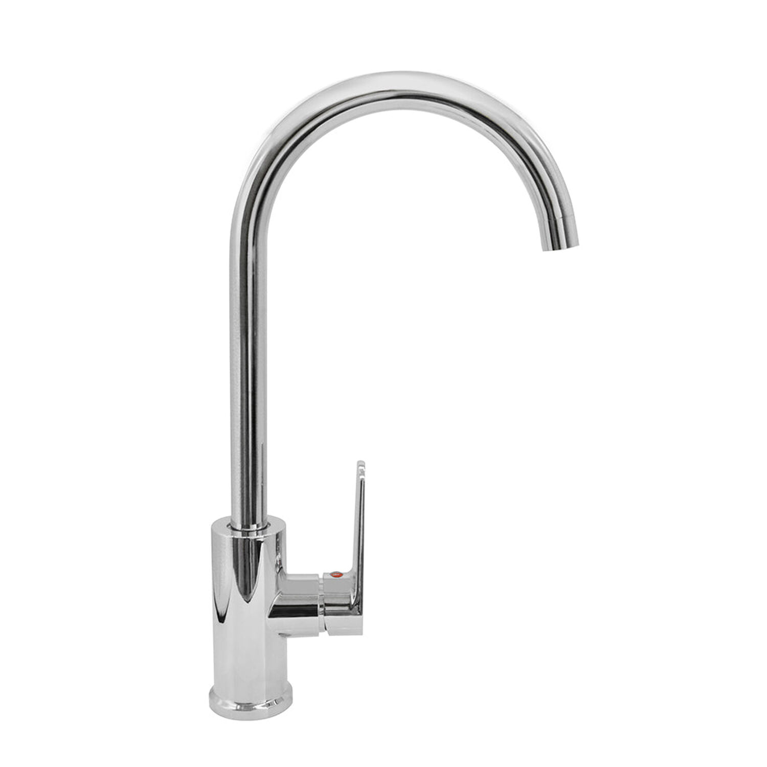 Monomando Llave Grifo Lavaplatos Cuello Alto Curvo Modelo Illinois Marca Pmb Cromo image number 3.0