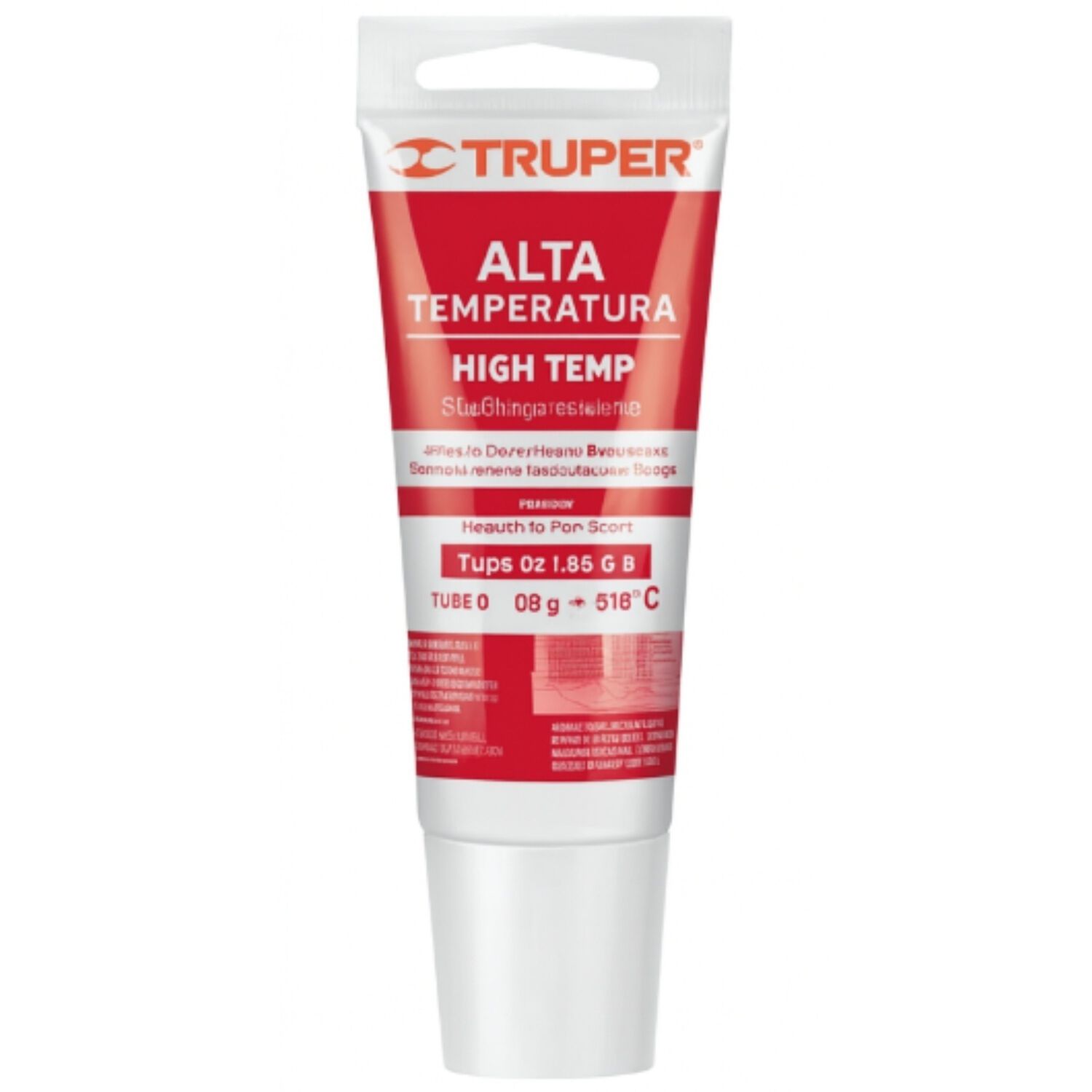 Silicona Sellador Rojo Para Altas Temperaturas 85g Truper image number 0.0