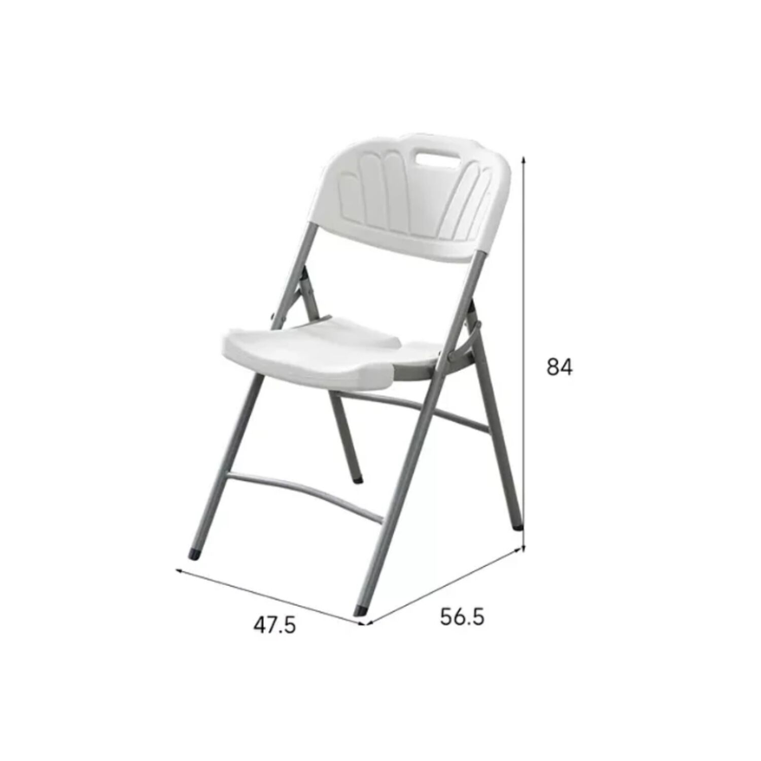 Silla Plegable De Pl&aacute;stico F&aacute;cil De Armar Multifuncional image number 6.0