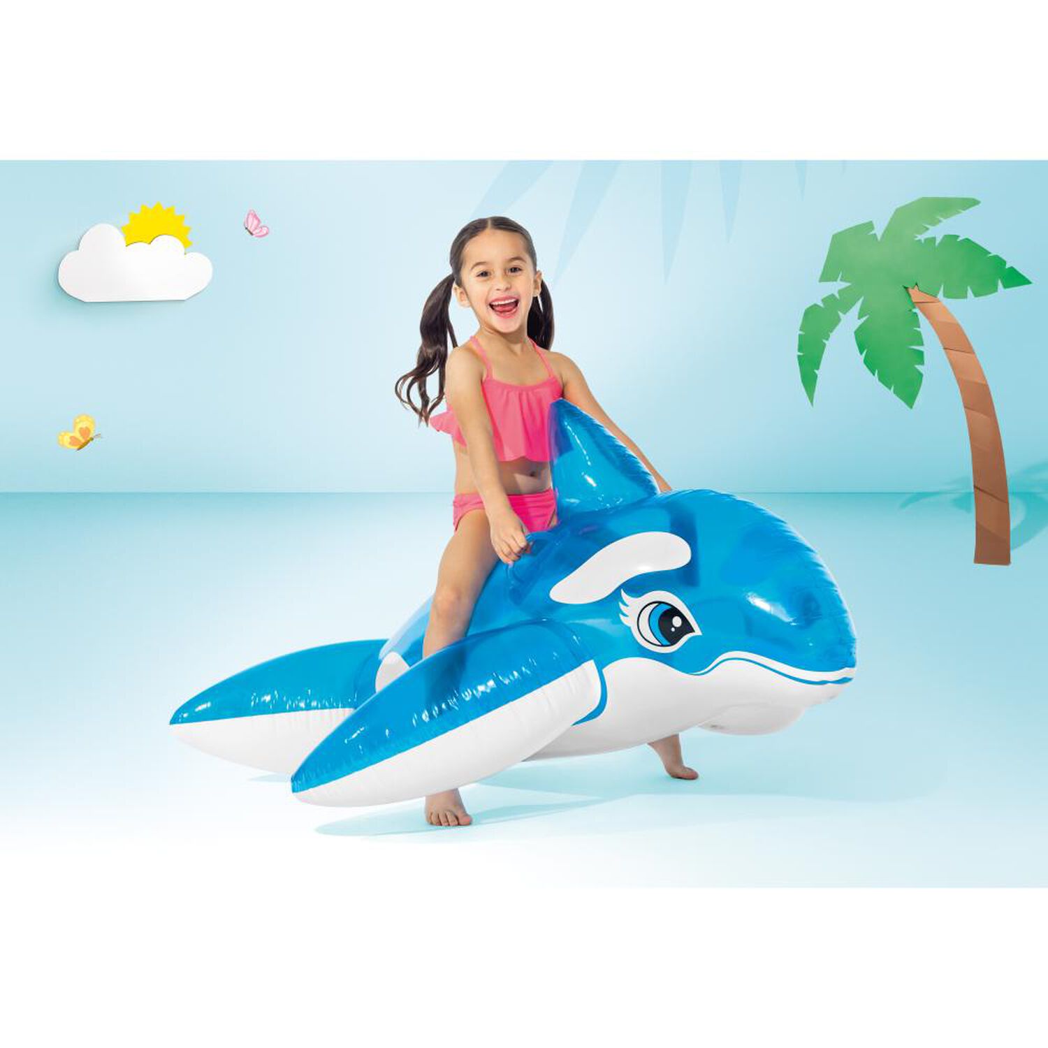 Flotador Inflable Ballena Intex / 152x114cm image number 1.0