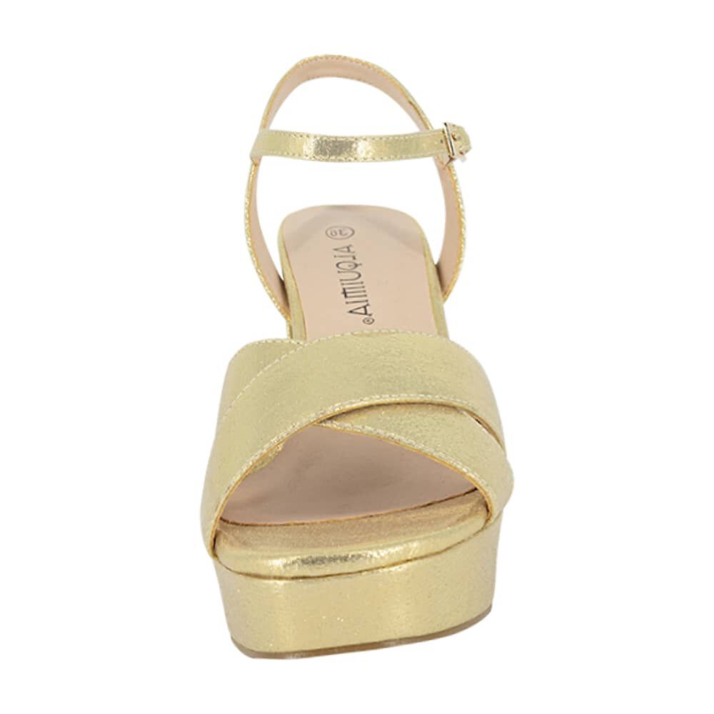 Sandalia De Vestir Lister Dorado Alquimia image number 2.0