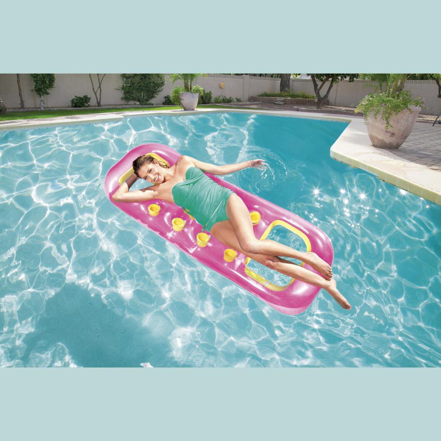 Colchoneta Inflable Bestway Rosada 43110 image number 2.0