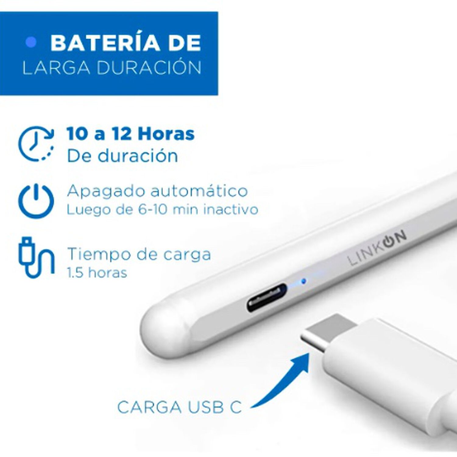Lapiz Pencil Tactil Stylus Para Apple Ipad image number 5.0