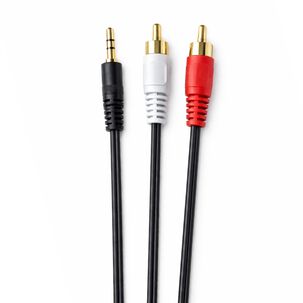 Cable De Audio (2x1) Jack 3.5mm A Rca 3 Mt Ulink Deluxe Line