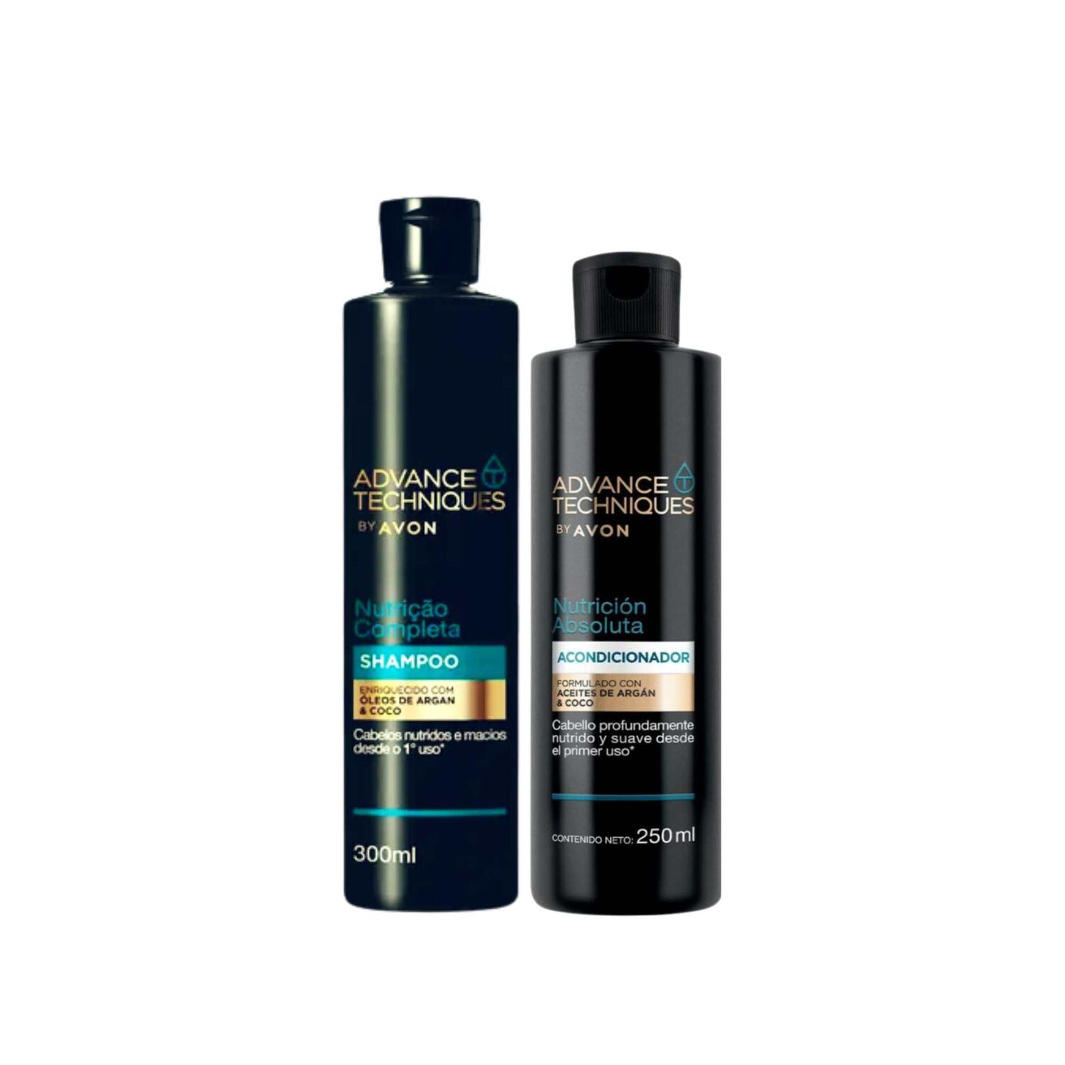 Kit Advance Techniques Shampoo Y Acondicionador Nutricion Completa image number 2.0