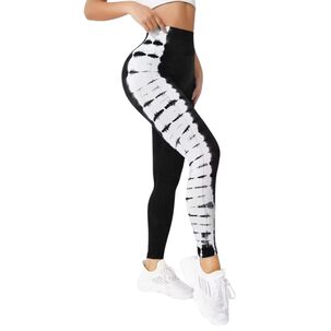 Calzas Leggings Push Up Con Blanco Tiro Alto